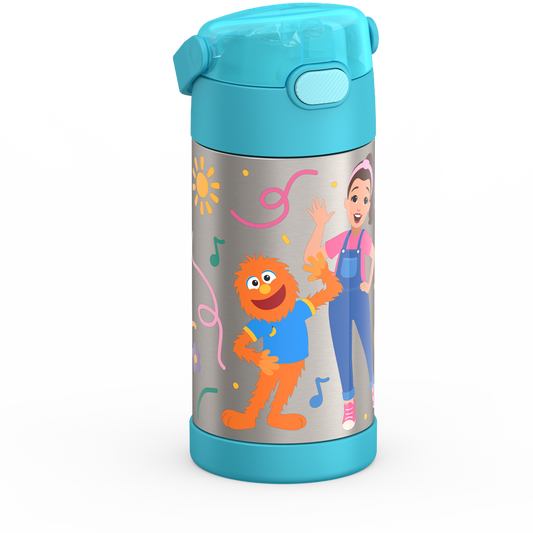 12oz FUNtainer® Water Bottle Ms. Rachel