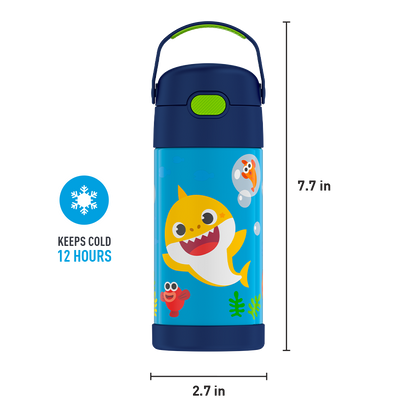 12oz FUNTAINER® WATER BOTTLE BABY SHARK