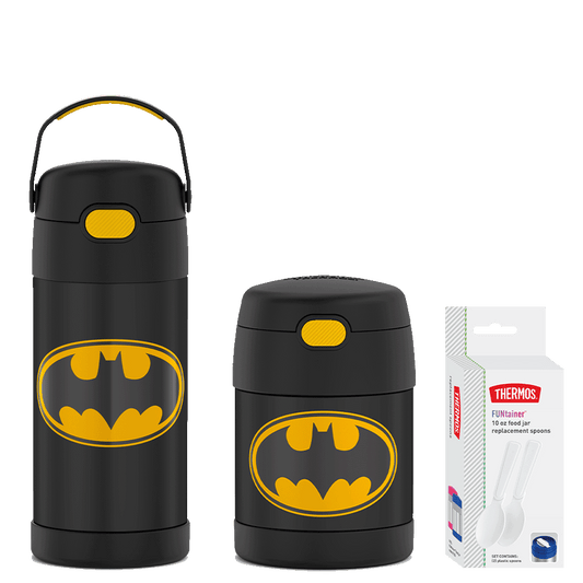 Batman 12oz FUNtainer® Water Bottle & 10oz Food Jar Bundle