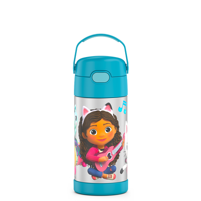 12oz FUNTAINER® WATER BOTTLE GABBYS DOLLHOUSE