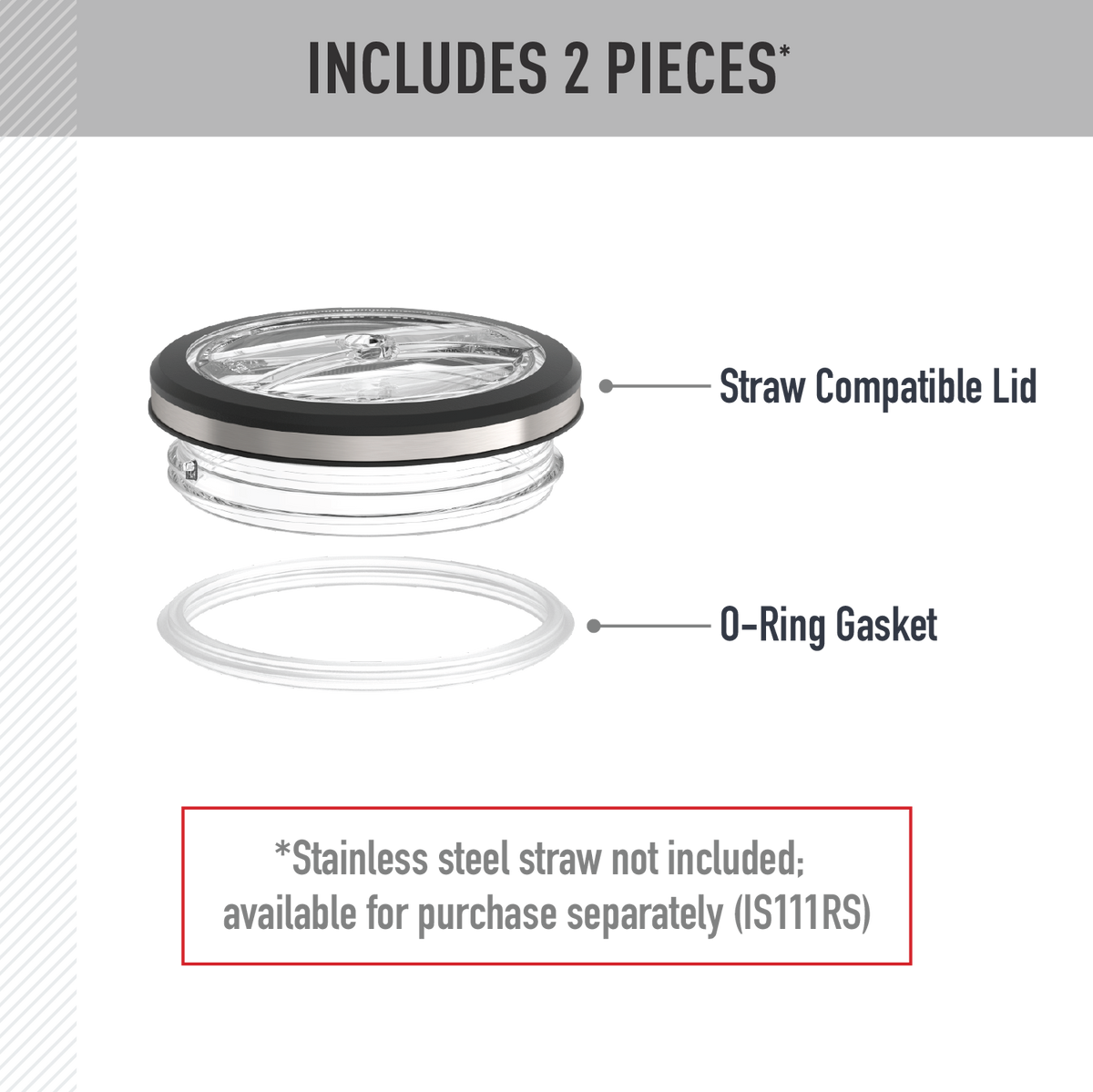 24oz ICON™ COLD TUMBLER - REPLACEMENT LID