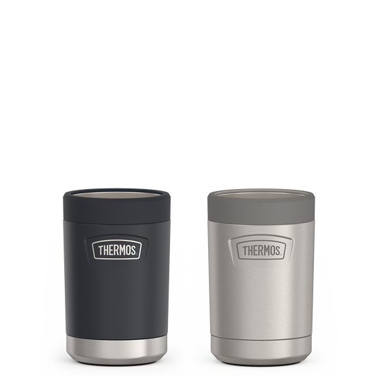 12oz Icon™ Can Insulator Bundle - Granite & Matte Stainless