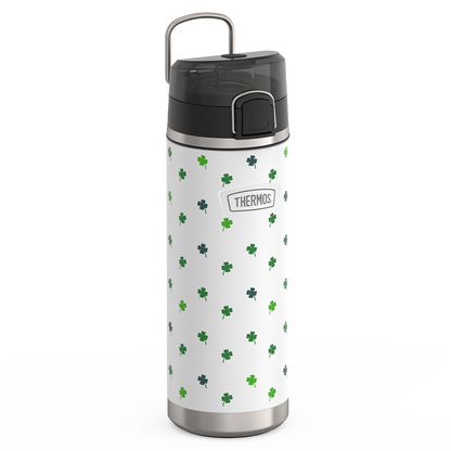 24oz ICON™ WATER BOTTLE WITH SPOUT - SHAMROCKS