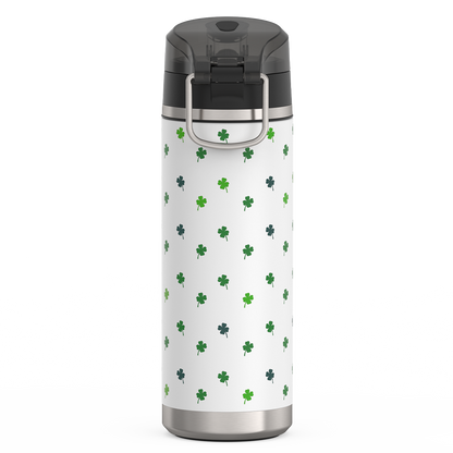24oz ICON™ WATER BOTTLE WITH SPOUT - SHAMROCKS