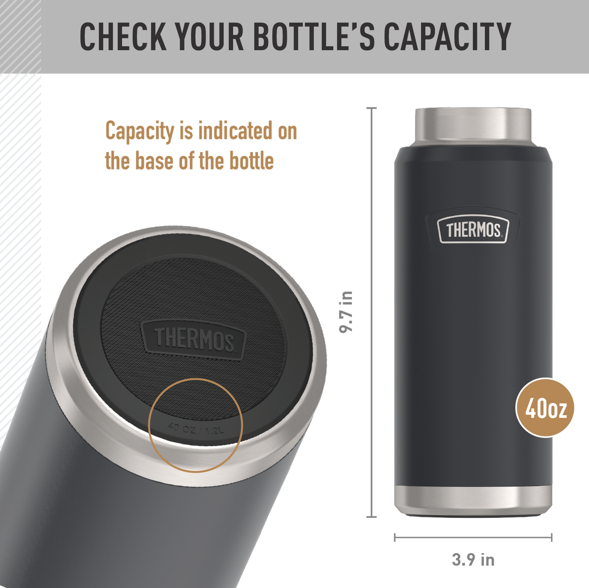 32oz ICON™ BEVERAGE BOTTLE - REPLACEMENT LID
