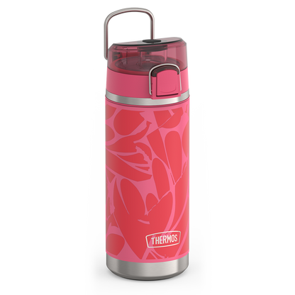 18oz ICON™ KIDS WATER BOTTLE WITH SPOUT LID - ABSTRACT PETALS