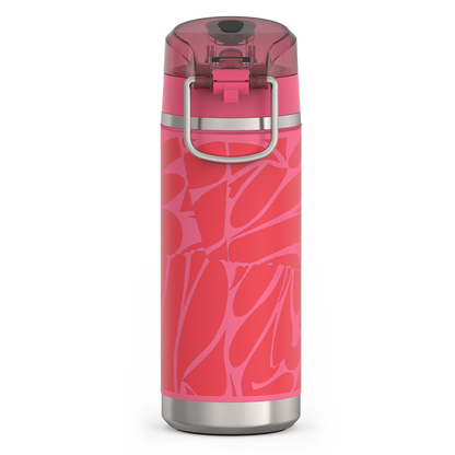 18oz ICON™ KIDS WATER BOTTLE WITH SPOUT LID - ABSTRACT PETALS