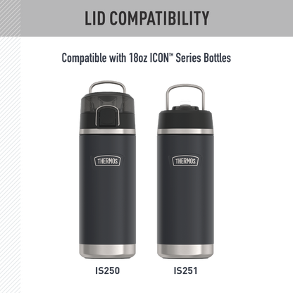 18oz ICON™ KIDS WATER BOTTLE - REPLACEMENT STRAW LID