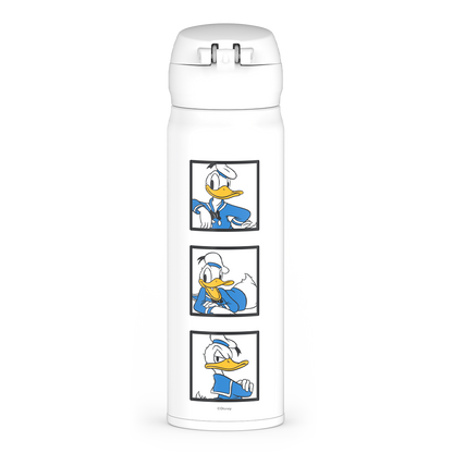 16oz STAINLESS STEEL DIRECT DRINK BOTTLE - DISNEY DONALD DUCK SIGNATURE