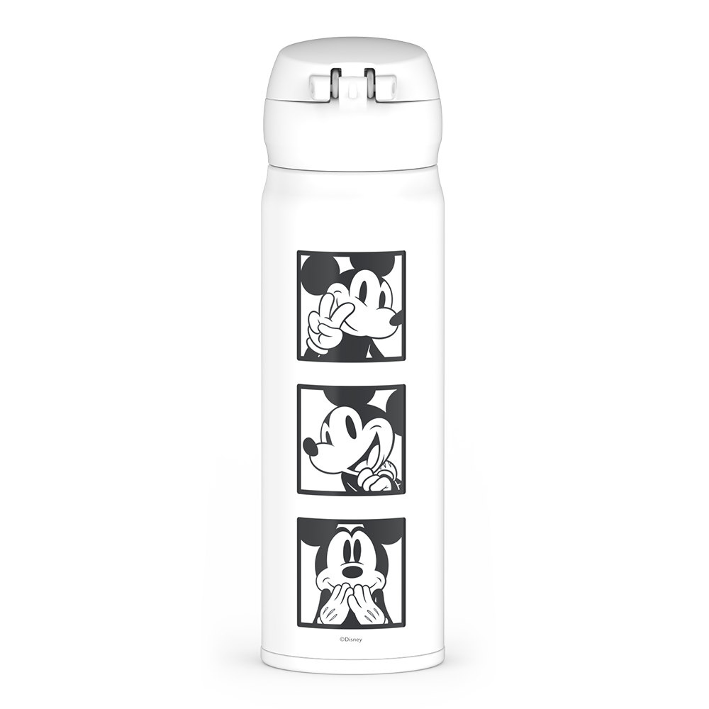 16oz STAINLESS STEEL DIRECT DRINK BOTTLE - DISNEY MICKEY MOUSE SIGNATURE