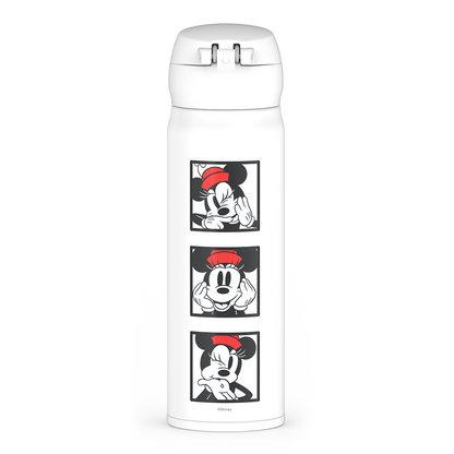 16oz STAINLESS STEEL DIRECT DRINK BOTTLE - DISNEY MINNIE MOUSE SIGNATURE
