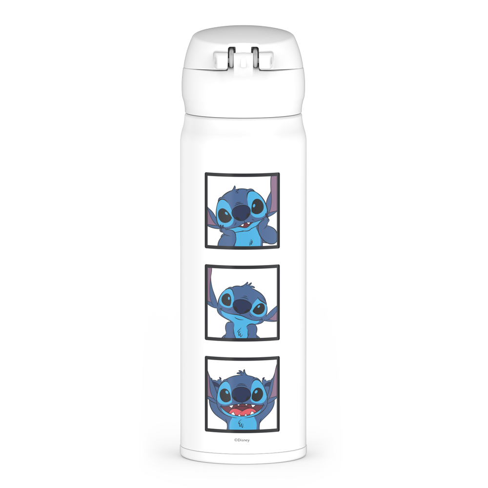 16oz STAINLESS STEEL DIRECT DRINK BOTTLE - DISNEY STITCH SIGNATURE