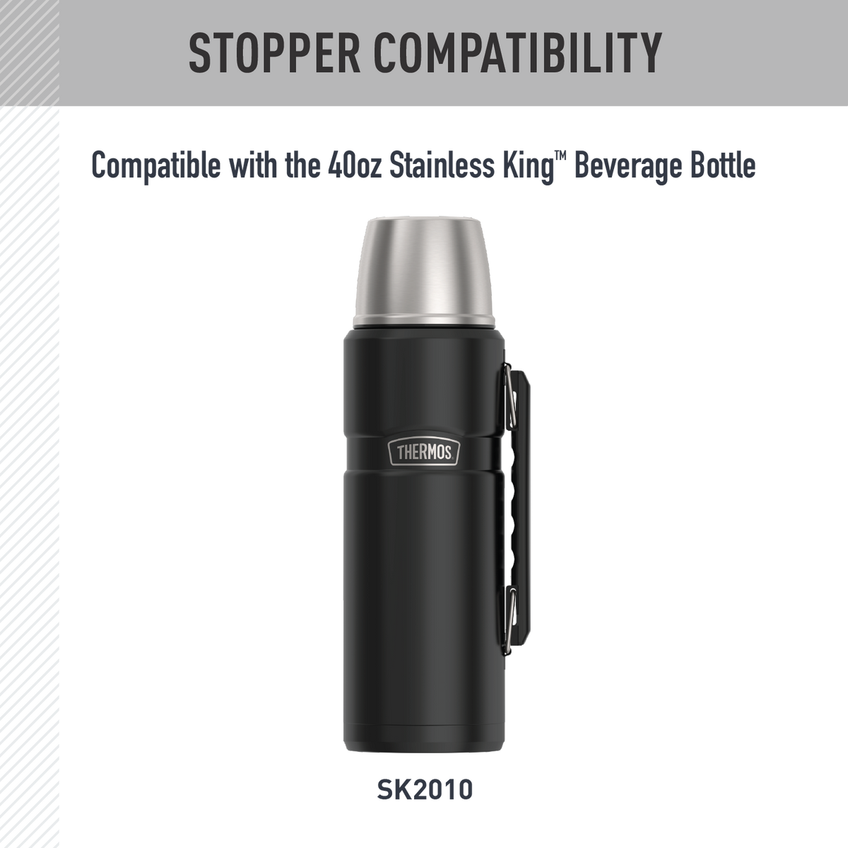 40oz STAINLESS KING™ BEVERAGE BOTTLE - REPLACEMENT STOPPER