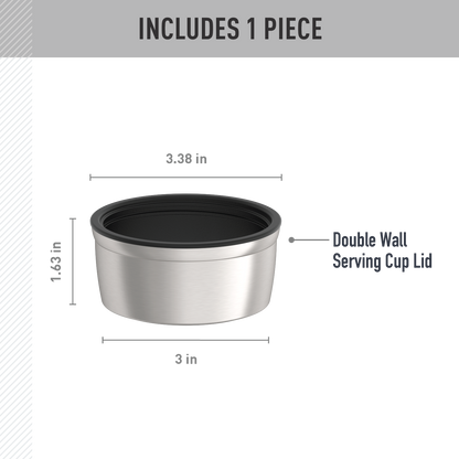 16oz + 24oz STAINLESS KING™ FOOD JAR - REPLACEMENT SERVING CUP LID