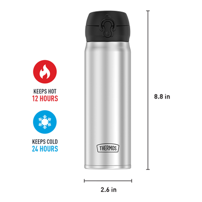 16oz Stainless Steel Direct Drink Bottle