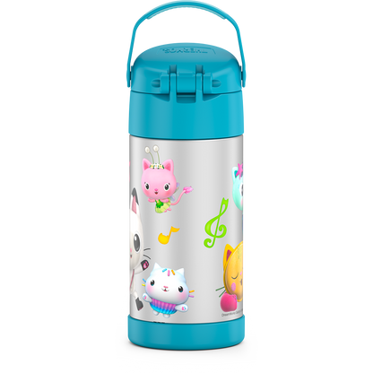 12oz FUNTAINER® WATER BOTTLE GABBYS DOLLHOUSE