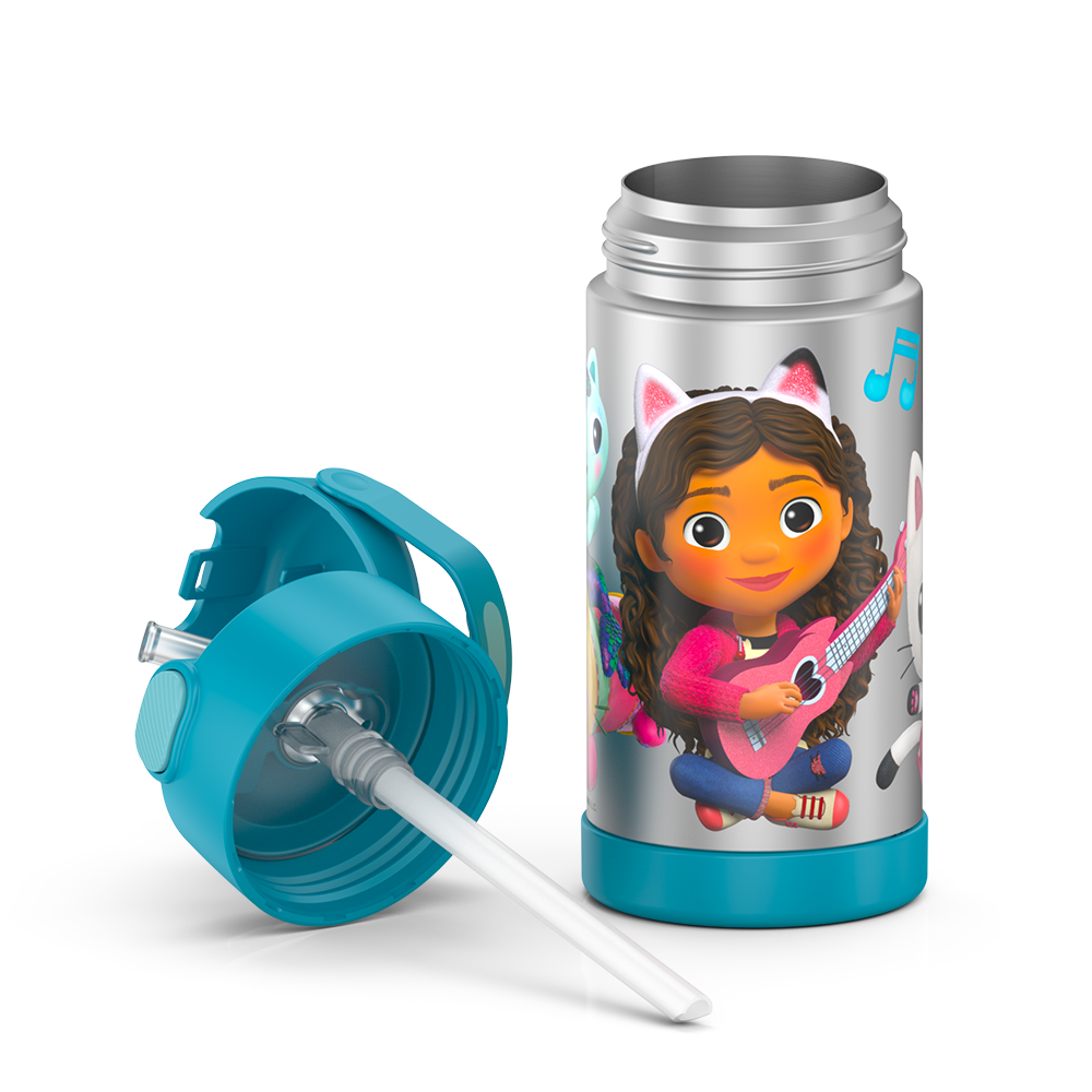 12oz FUNTAINER® WATER BOTTLE GABBYS DOLLHOUSE