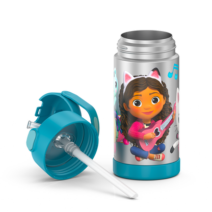 12oz FUNTAINER® WATER BOTTLE GABBYS DOLLHOUSE