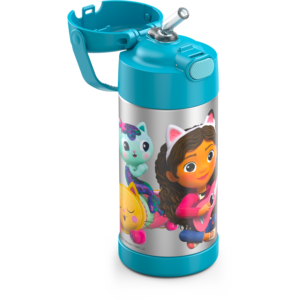 12oz FUNTAINER® WATER BOTTLE GABBYS DOLLHOUSE