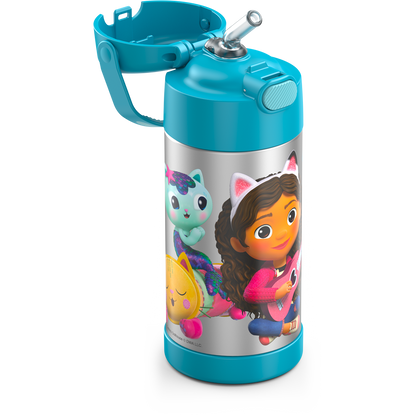 12oz FUNTAINER® WATER BOTTLE GABBYS DOLLHOUSE