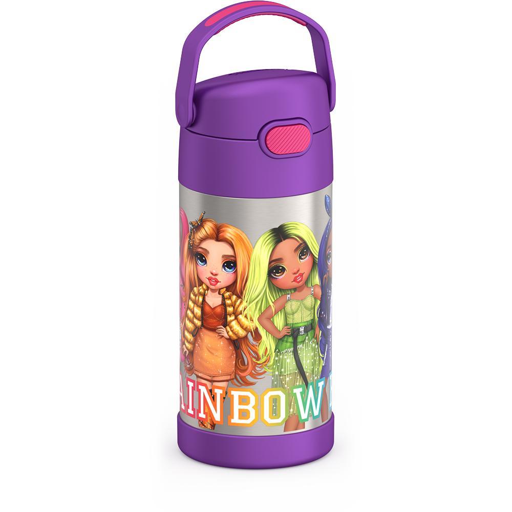 12oz FUNTAINER® WATER BOTTLE RAINBOW HIGH