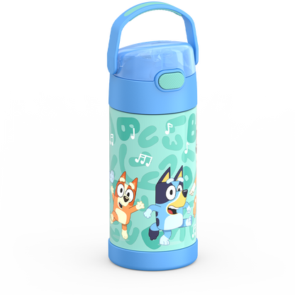 12oz FUNTAINER® WATER BOTTLE BLUEY