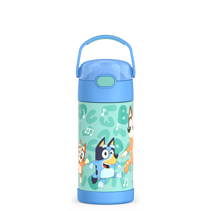 12oz FUNTAINER® WATER BOTTLE BLUEY