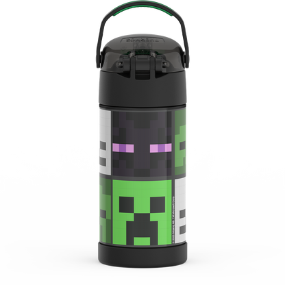 12oz FUNTAINER® WATER BOTTLE MINECRAFT