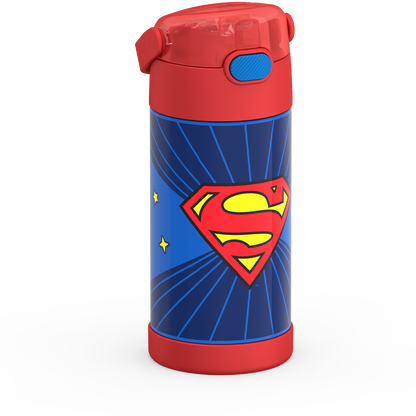 12oz FUNTAINER® WATER BOTTLE SUPERMAN