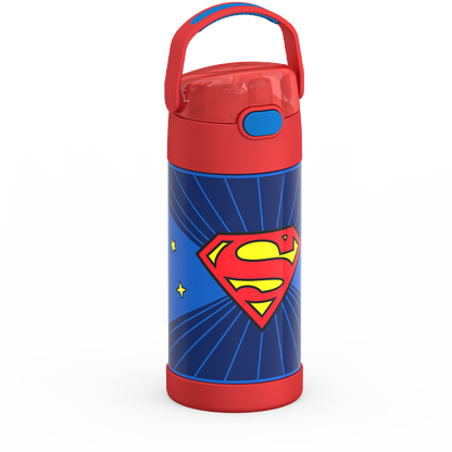 12oz FUNTAINER® WATER BOTTLE SUPERMAN