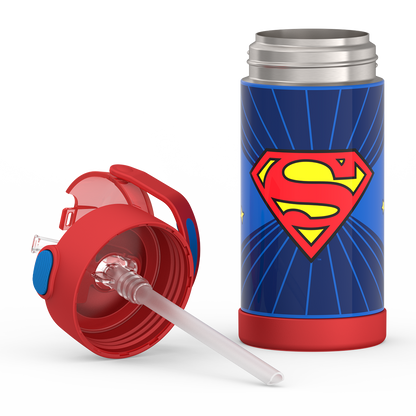 12oz FUNTAINER® WATER BOTTLE SUPERMAN