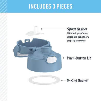 FUNTAINER® WATER BOTTLE - REPLACEMENT SPOUT LID
