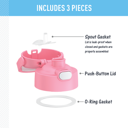FUNTAINER® WATER BOTTLE - REPLACEMENT SPOUT LID