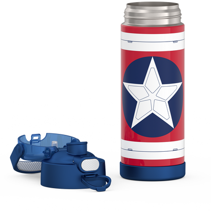 16oz FUNTAINER® WATER BOTTLE CAPTAIN AMERICA