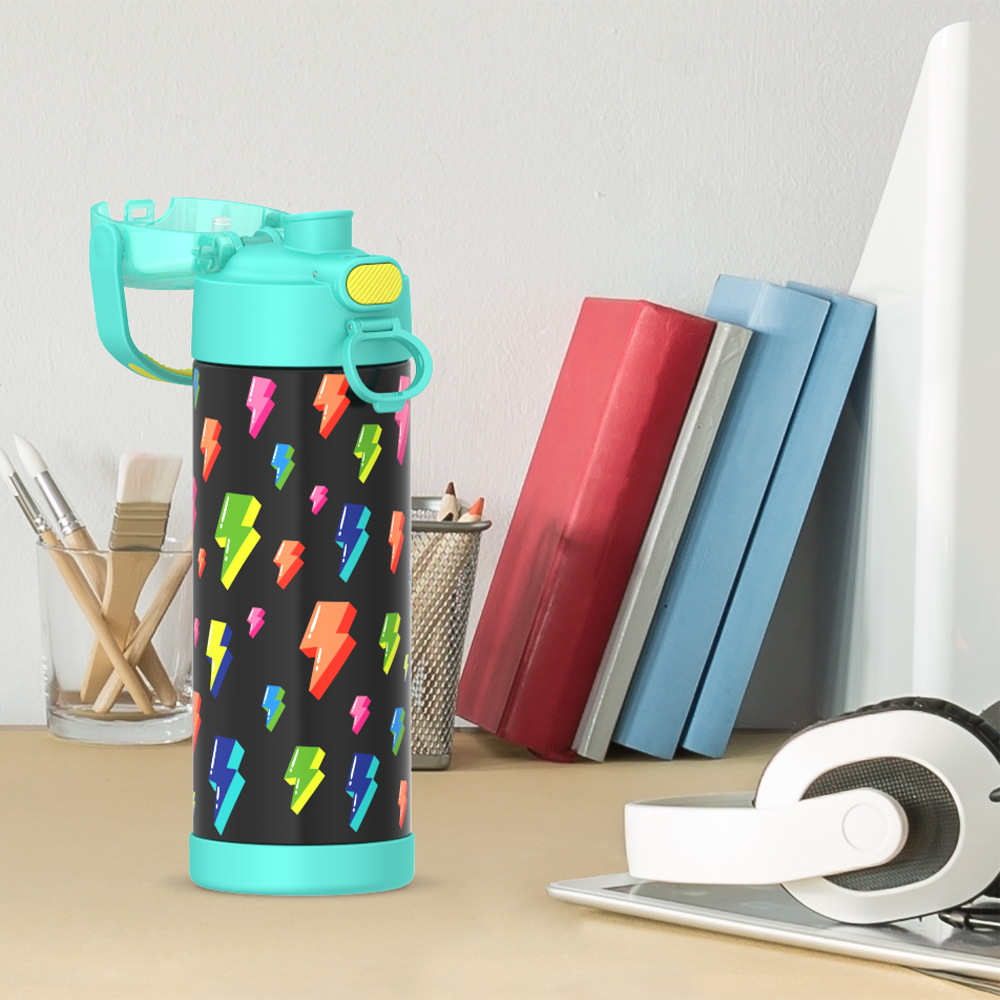 16oz FUNTAINER® WATER BOTTLE WITH LOCKING LID