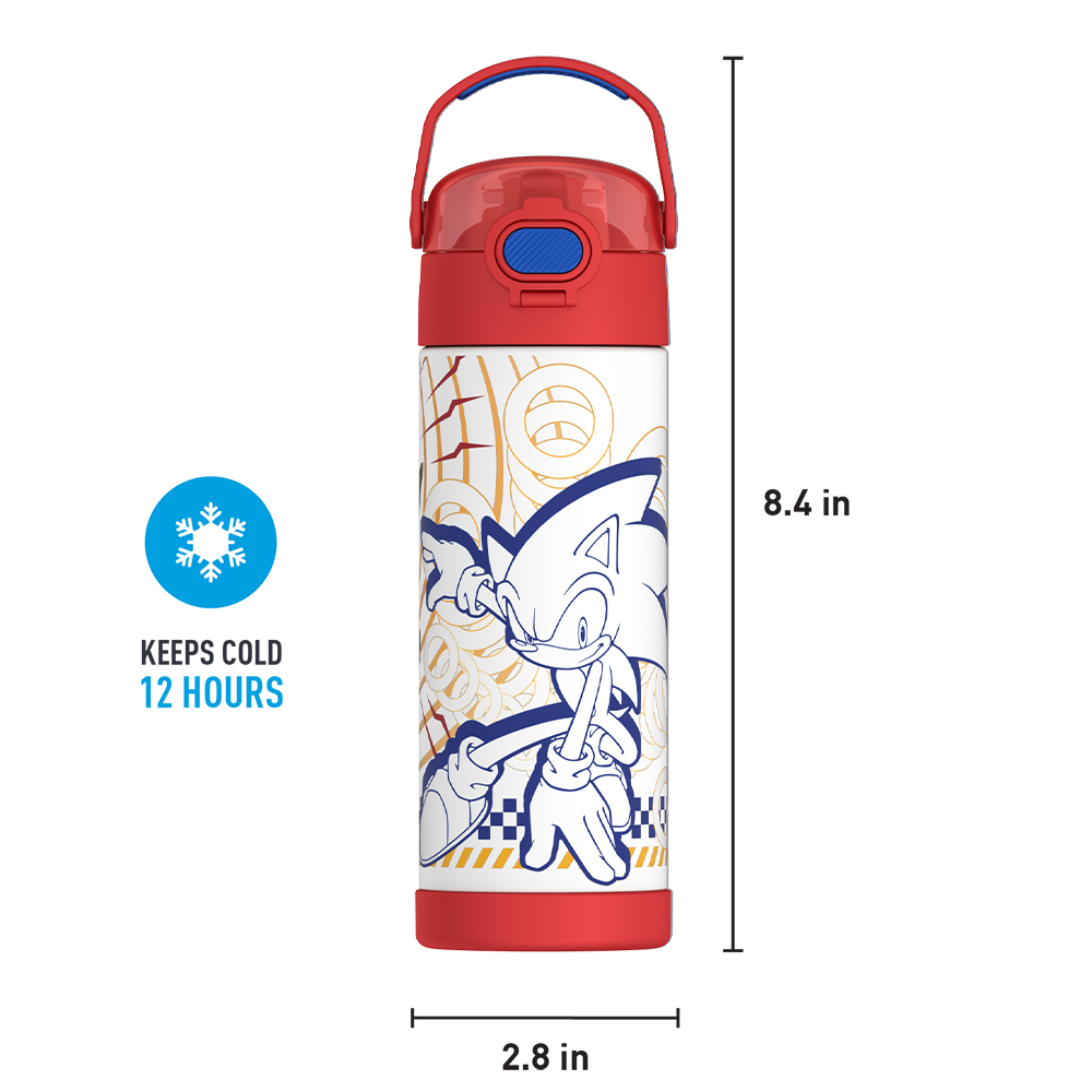 16oz FUNTAINER® WATER BOTTLE SONIC THE HEDGEHOG™