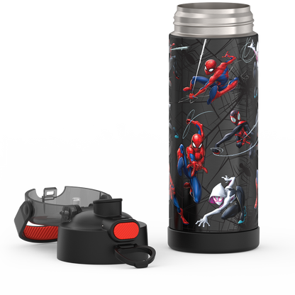 16oz FUNTAINER® WATER BOTTLE SPIDER-MAN