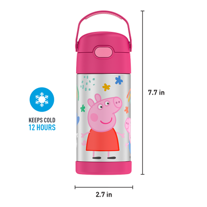 12oz FUNTAINER® WATER BOTTLE PEPPA PIG