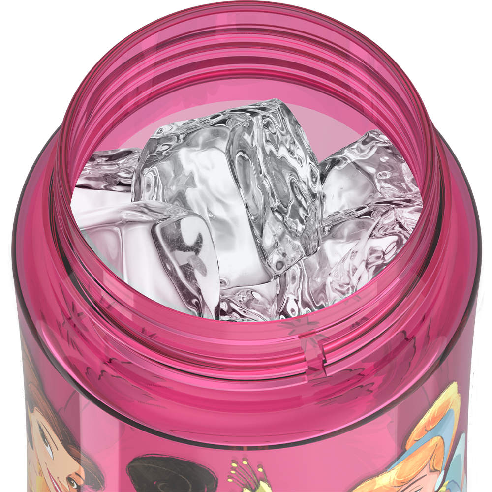 16oz THERMOS® KIDS WATER BOTTLE WITH SPOUT LID DISNEY PRINCESS