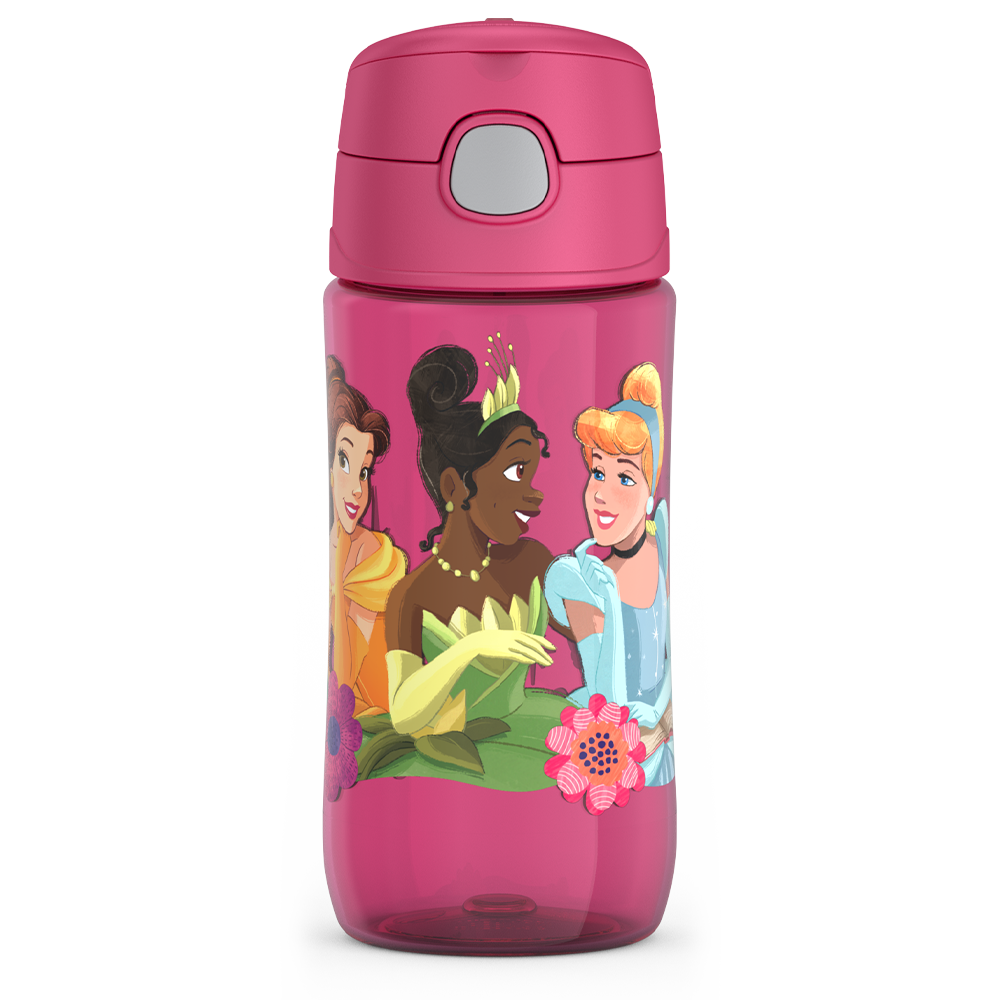 16oz THERMOS® KIDS WATER BOTTLE WITH SPOUT LID DISNEY PRINCESS