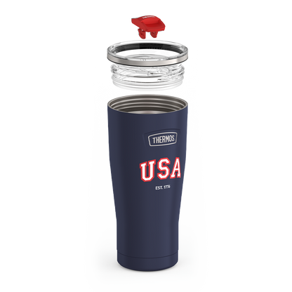 24oz ICON™ TUMBLER WITH SLIDE LOCK LID - NAVY USA