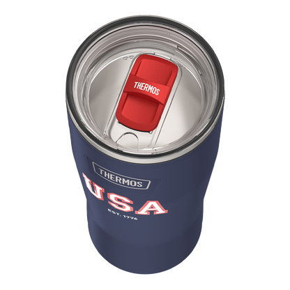 24oz ICON™ TUMBLER WITH SLIDE LOCK LID - NAVY USA