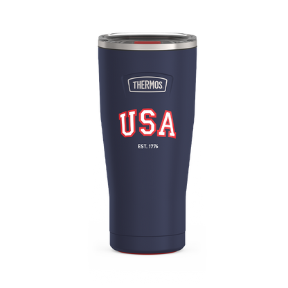 24oz ICON™ TUMBLER WITH SLIDE LOCK LID - NAVY USA