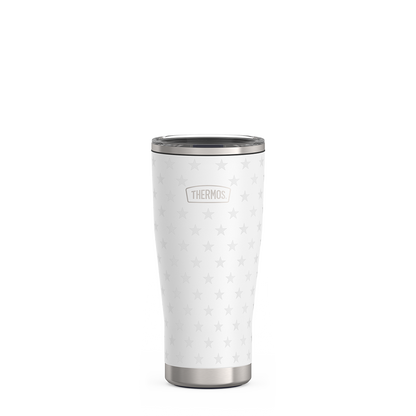 24oz ICON™ TUMBLER WITH SLIDE LOCK LID - WHITE STARS