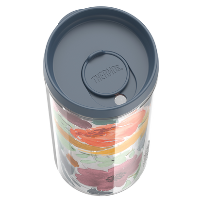 24oz Double Wall Tumbler Watercolor Floral
